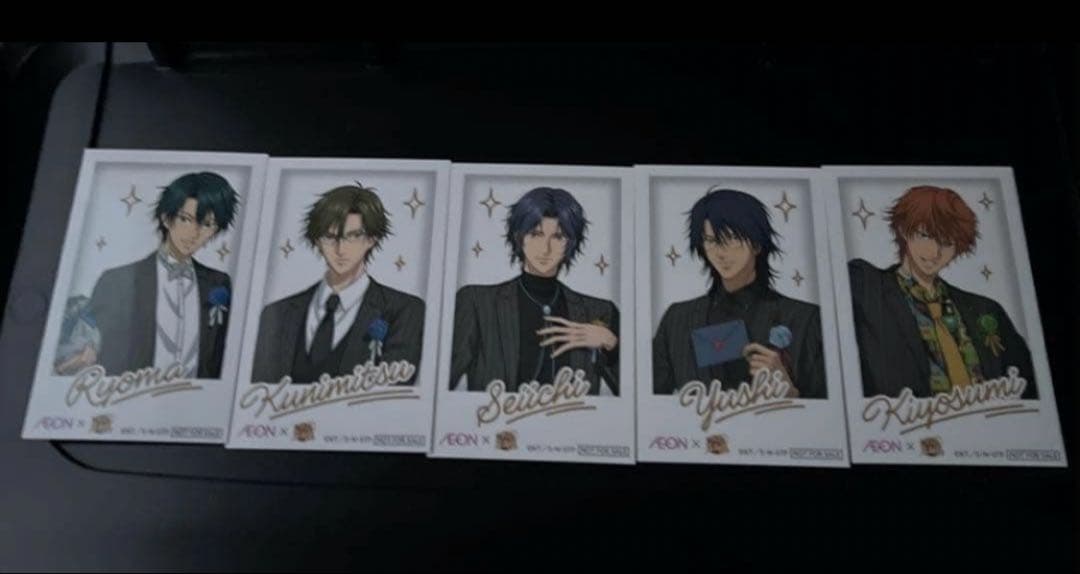 新テニスの王子様 テニプリ イオンコラボ チェキ風カード 5枚セット