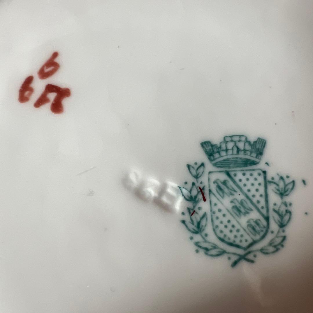 フランスサルグミンヌ窯、Mintonパターン219 ティーカップ＆ソーサー