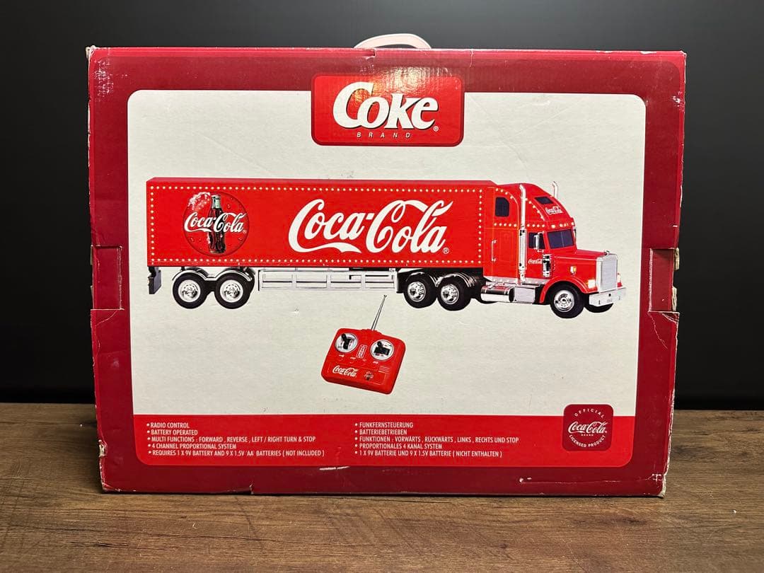 希少　Coca-Cola Truck ラジオコントロールトレーラー　非売品