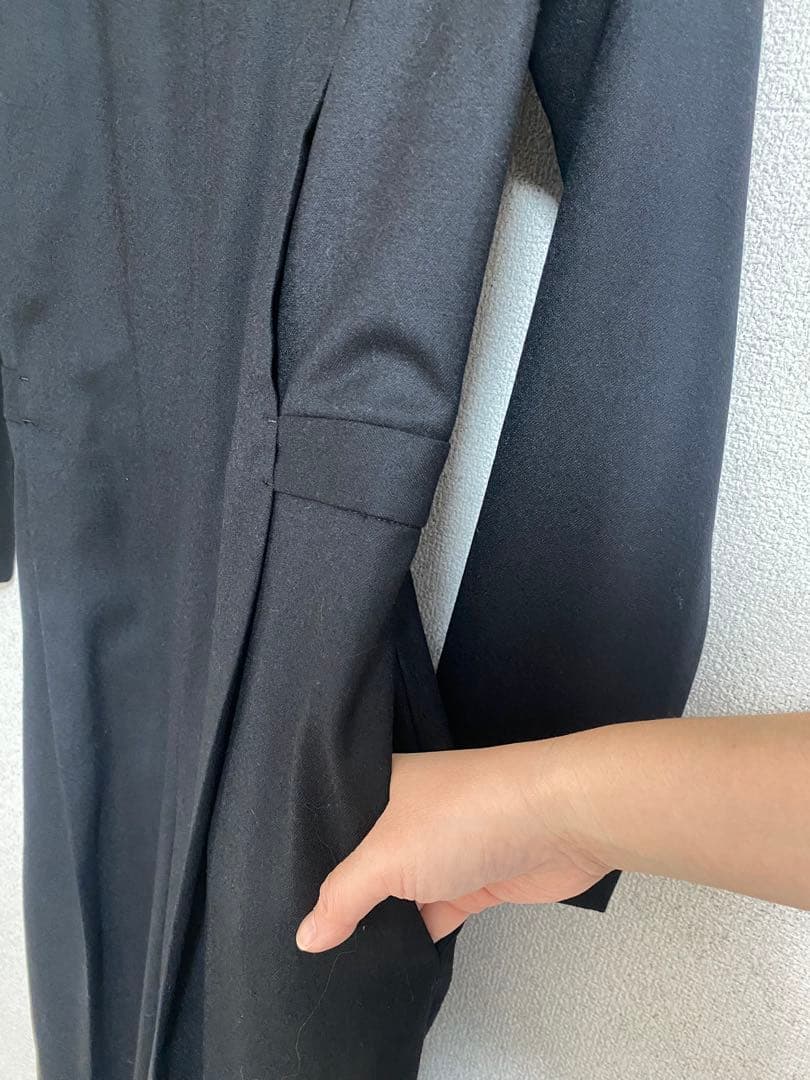 【新品タグ付き】LE PHIL ルフィル ウールストレッチコンビネゾン 1 黒