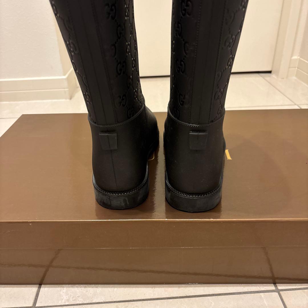 GUCCI ブラック 長靴・レインブーツ