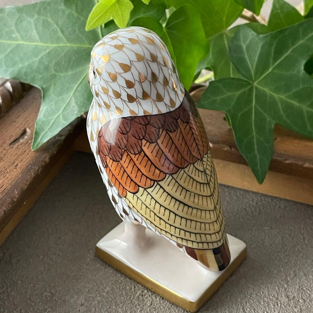 HEREND フィギュリン　 『アテナのふくろう』