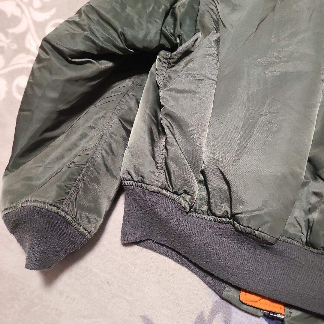 USA製 アルファ Alpha MA-1フライトジャケット オリーブグリーン