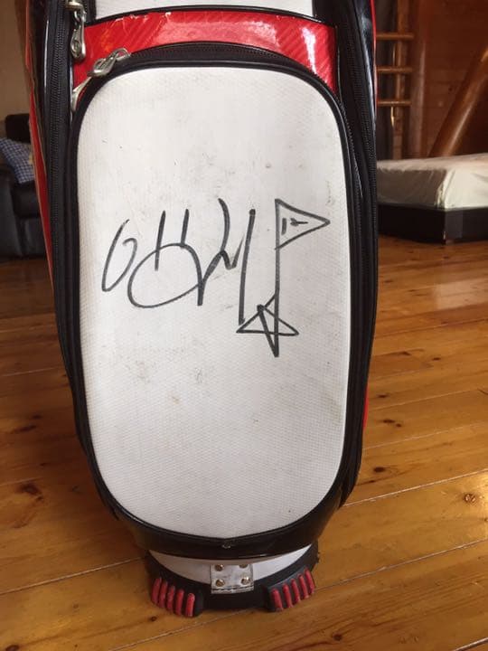 イ ボミ選手 直筆サイン入りキャディバッグ ホンマゴルフ