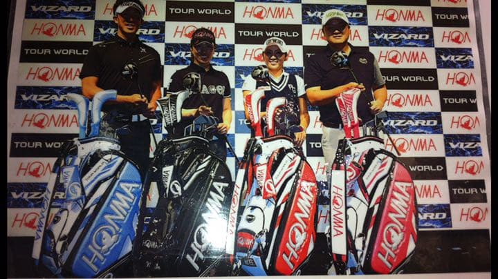 イ ボミ選手 直筆サイン入りキャディバッグ ホンマゴルフ