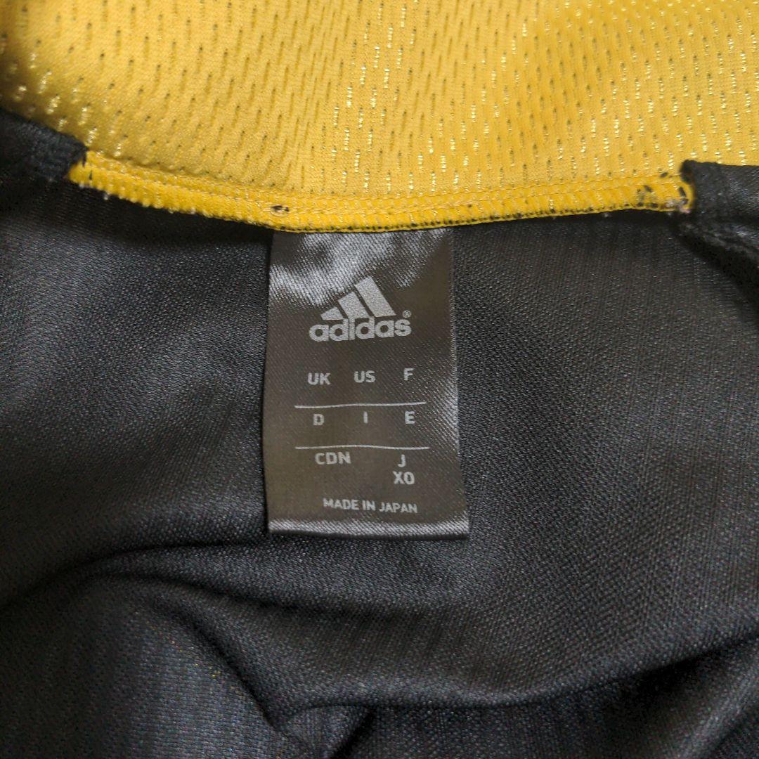 アディダス adidas ジャージ セットアップ 金黒 3L 日本製