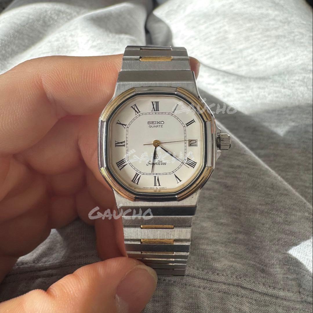 新品電池】seiko レクタンギュラー スクエア ヴィンテージ tank 美品