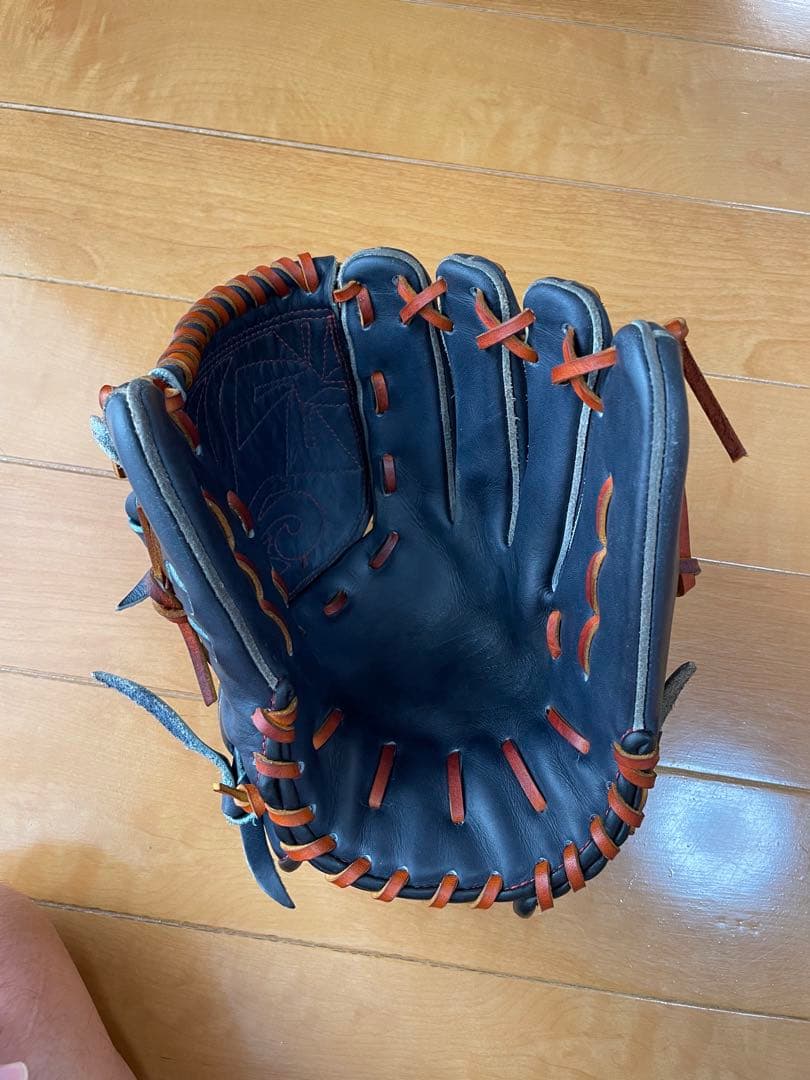 ミズノプロ　 軟式オーダーグローブ Dブルー　投手用