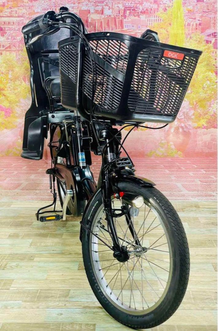 K2277 runrun電動自転車パナソニック子供乗せ 20インチ