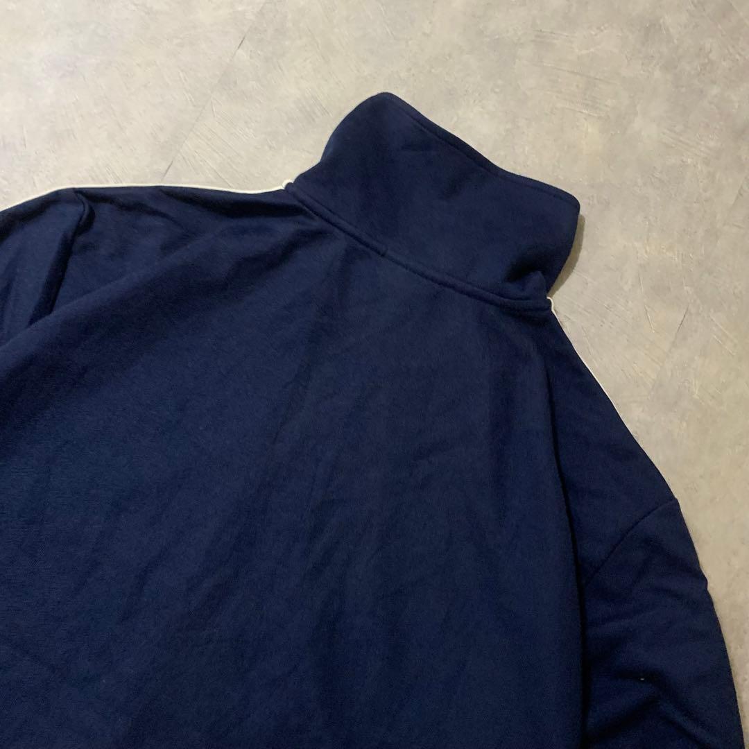 アディダスadidas古着トラックジャケットベッケンバウアーネイビーDB147