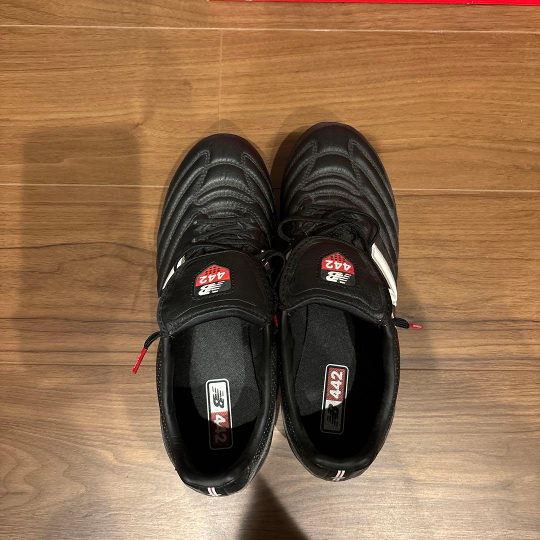 New Balance 442 サッカーシューズ ブラック　値下げ交渉可