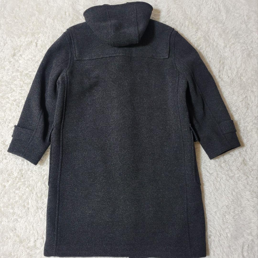 美品✨ポールスチュアート ロングダッフルコート ヘリンボーン グレー