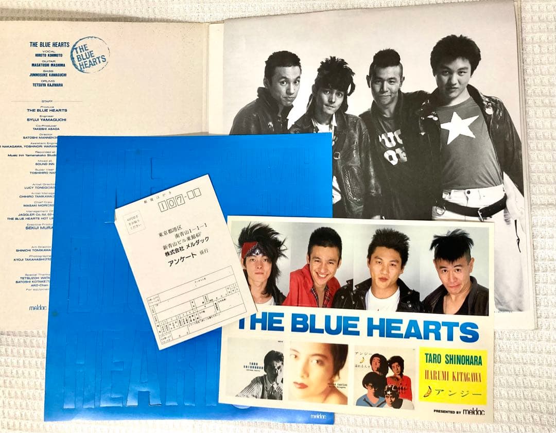 オリジナル盤 段ボールジャケット THE BLUE HEARTSザ・ブルーハーツ