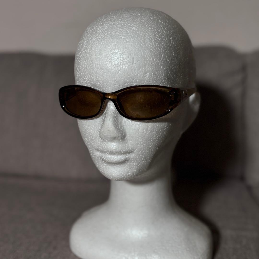 小物 00s y2k GUCCI square oval sunglasses