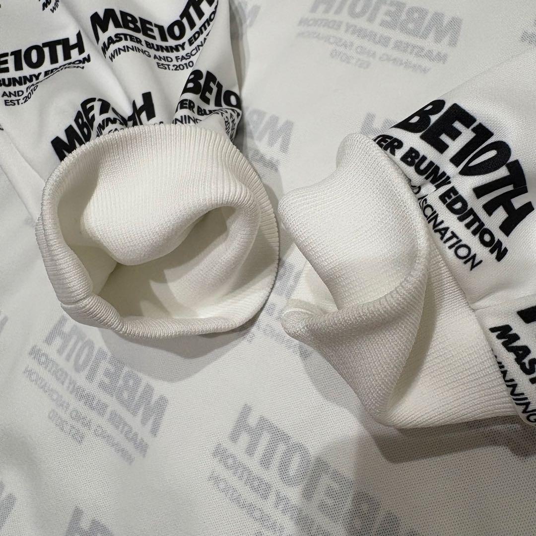 マスターバニーエディション ジップジャケット 総柄 ホワイト サイズ1