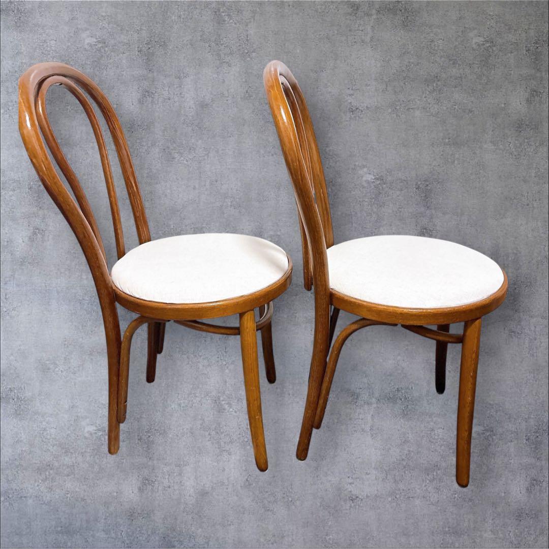 アンティーク 椅子 ベントウッドチェア 曲木 カフェ 北欧テイスト レトロ　茶色