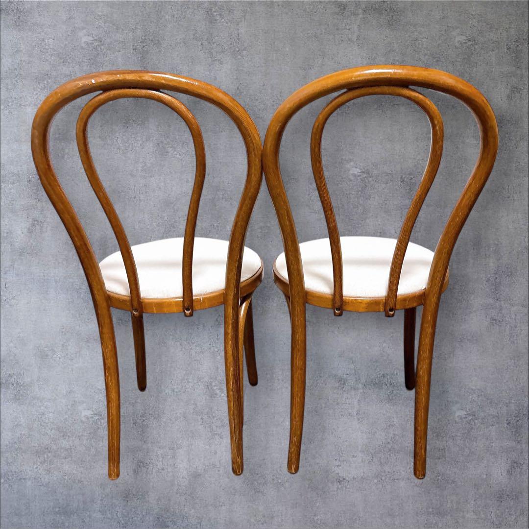 アンティーク 椅子 ベントウッドチェア 曲木 カフェ 北欧テイスト レトロ　茶色