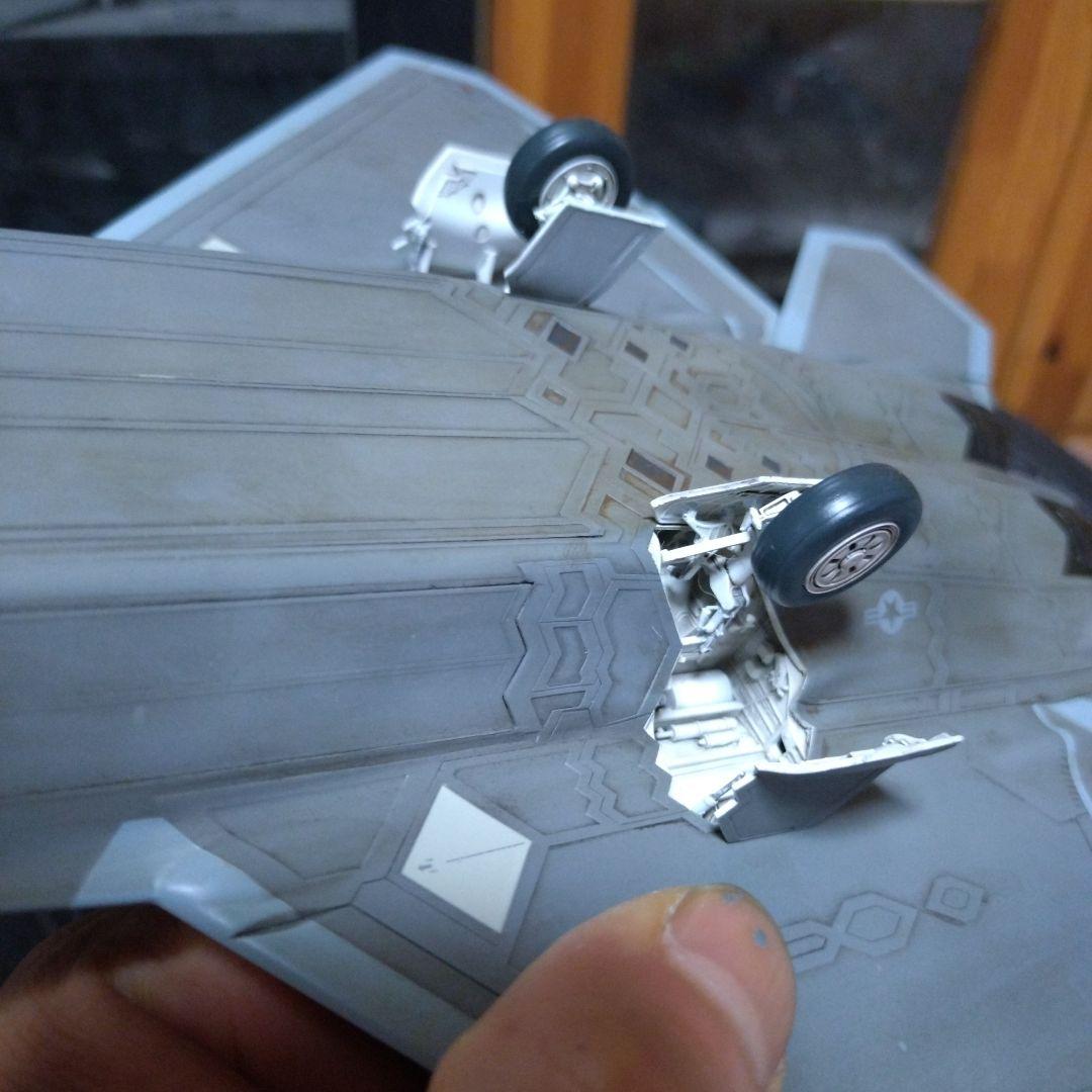 ハセガワ 1/48 F22 ラプター ヴァージニア州空軍 塗装済み完成品