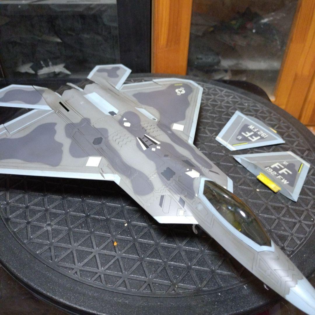 ハセガワ 1/48 F22 ラプター ヴァージニア州空軍 塗装済み完成品