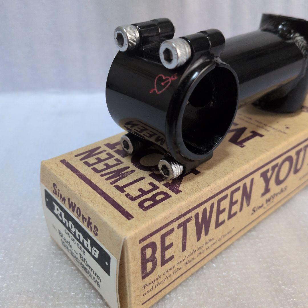 Sim Works Rhonda ステム 80mm ブラック