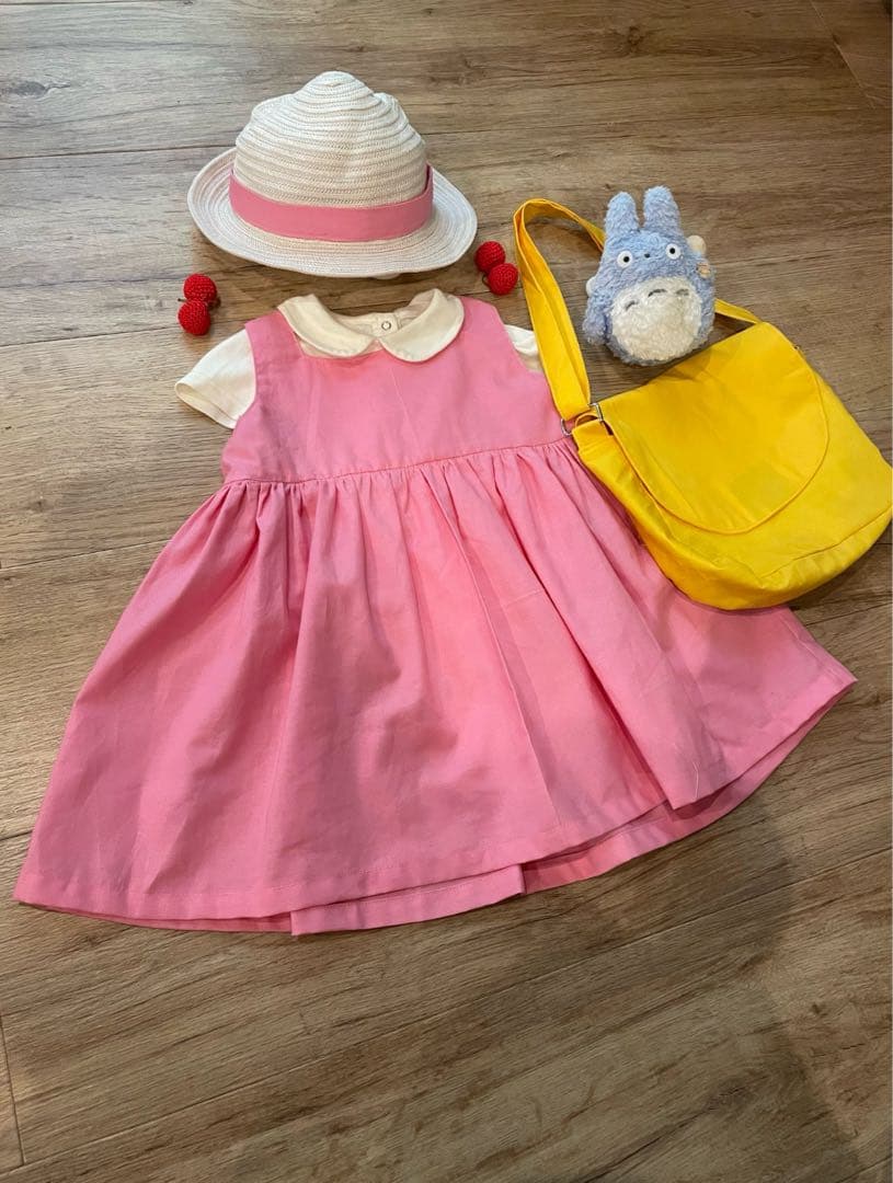 【ハリー⭐︎購入ページ】めいちゃんワンピ120cmお早め/ポンポン/バッグ