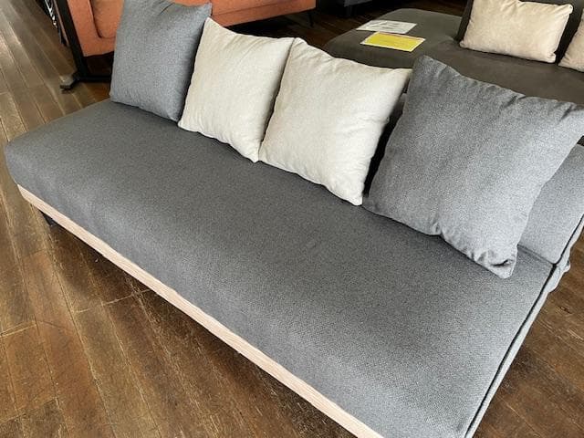 ソファベッド　グレー　イージークリーン　ソファ　ゆったりサイズ　新品