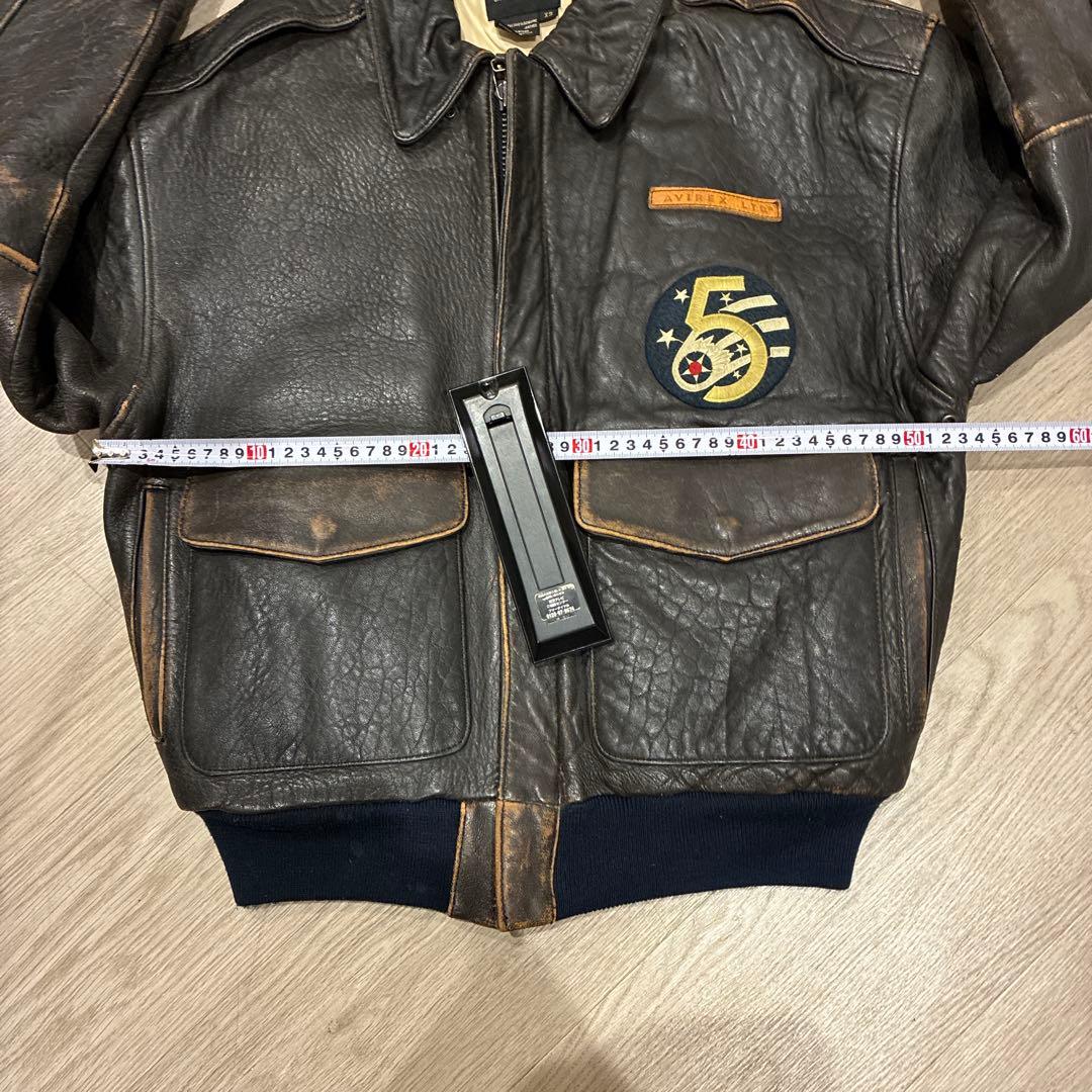 sahara専用。AVIREX A-2フライトジャケット　M-Lサイズ相当