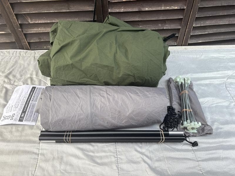 い*す様 DOD ムシャテント カーキ T1-819-KH グランドシート付き