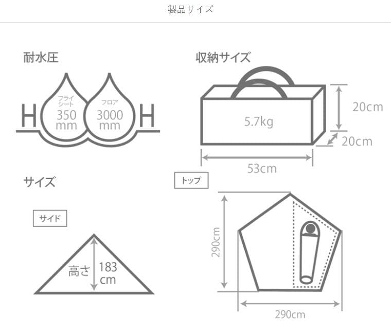 い*す様 DOD ムシャテント カーキ T1-819-KH グランドシート付き
