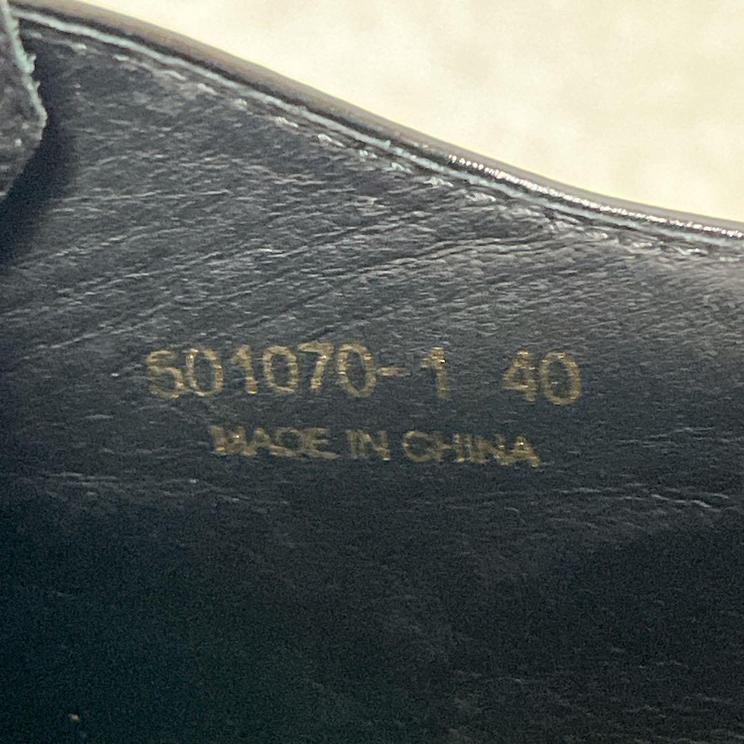 ⭐美品⭐マナ MANA レースアップシューズ 厚底 黒 25㎝ 40