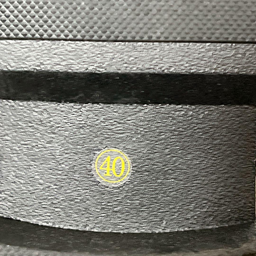 ⭐美品⭐マナ MANA レースアップシューズ 厚底 黒 25㎝ 40