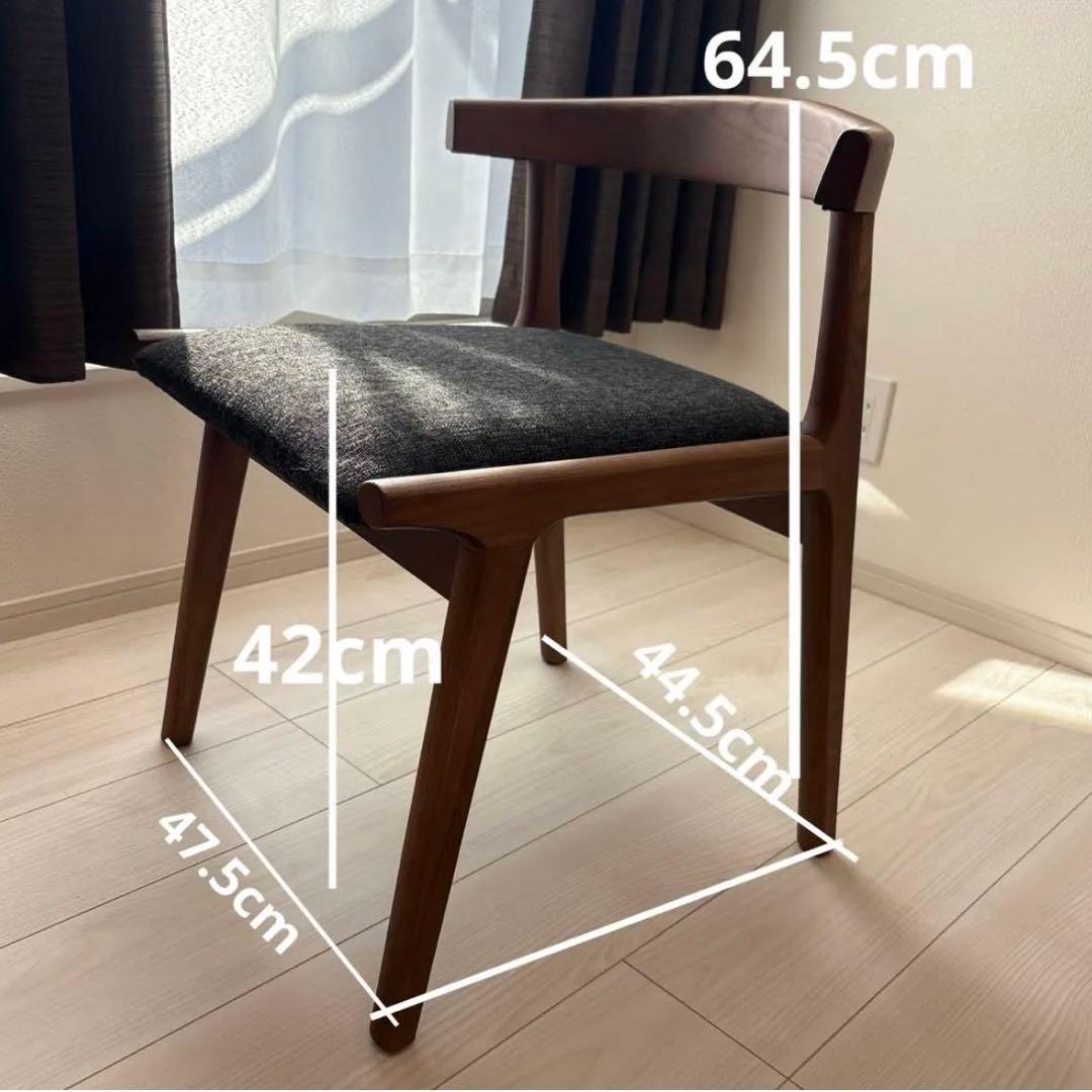 【ふふ@】ラウンドダイニングテーブル TAP-001、チェア2脚