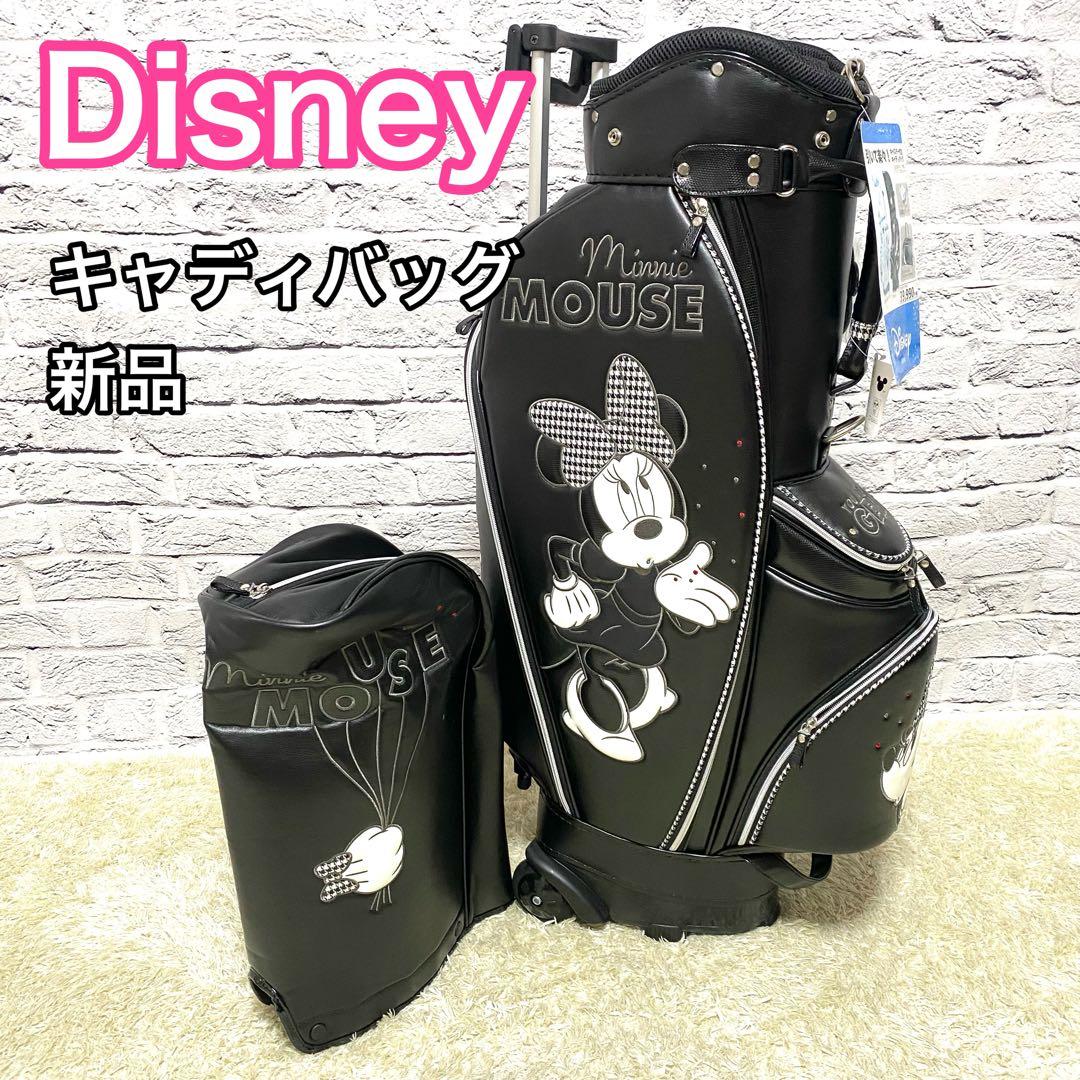 新品】キャディバッグ ミニーマウス ブラック レディース ディズニー