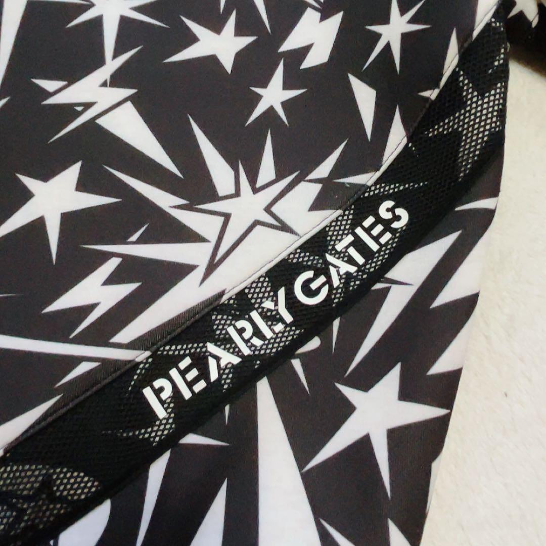 美品　2024 パーリーゲイツ　セットアップ　ギザ星柄　スカート　パーカー　L