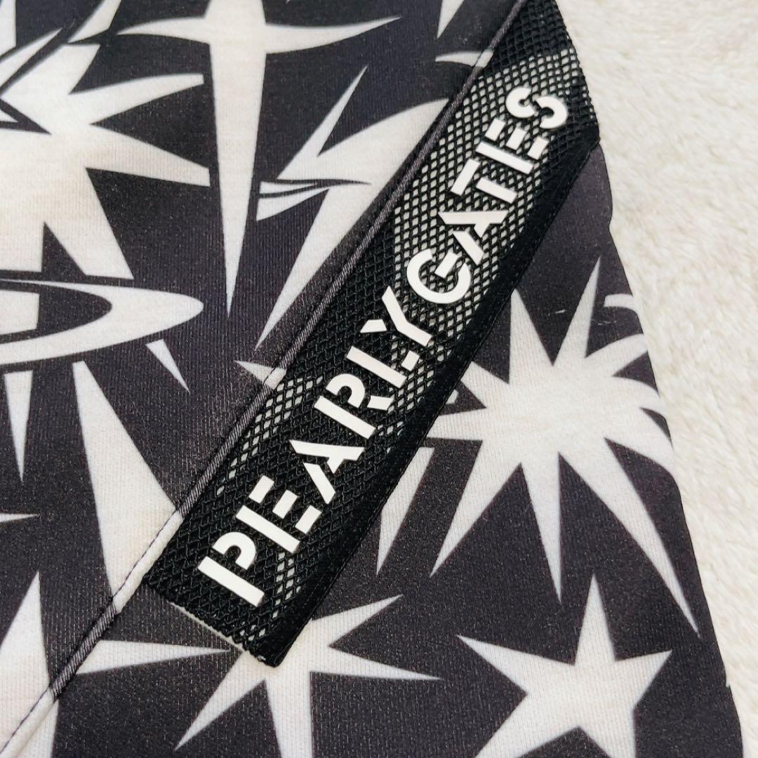 美品　2024 パーリーゲイツ　セットアップ　ギザ星柄　スカート　パーカー　L