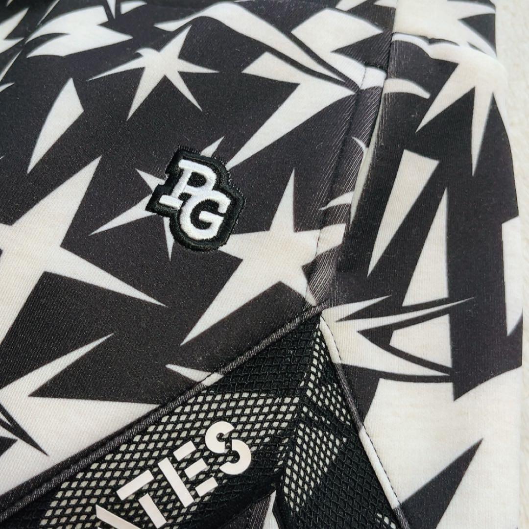 美品　2024 パーリーゲイツ　セットアップ　ギザ星柄　スカート　パーカー　L