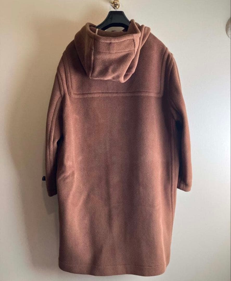 エルメス生地 ヴィンテージ グレンフェル ダッフルコート ブラウン