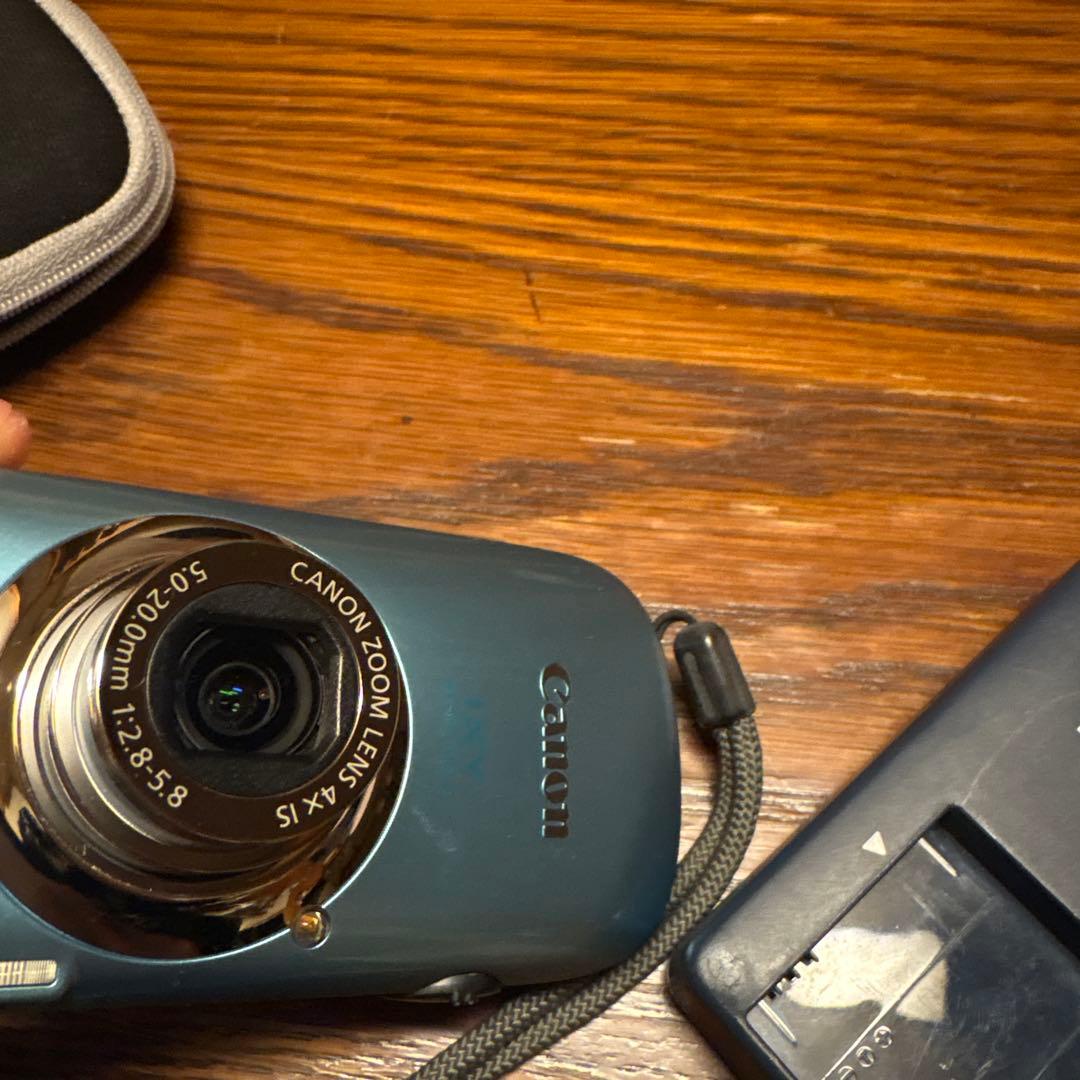 Canon デジタルカメラ IXY DIGITAL 510 IS 水色 コンデジ