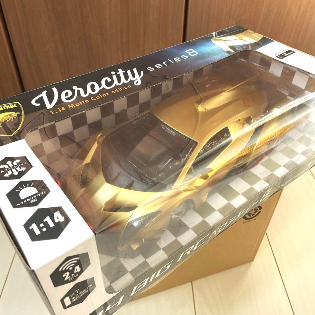 VELOCITYベロシティ 8 ラジコンカー 1:14 ランボルギーニ ゴールド