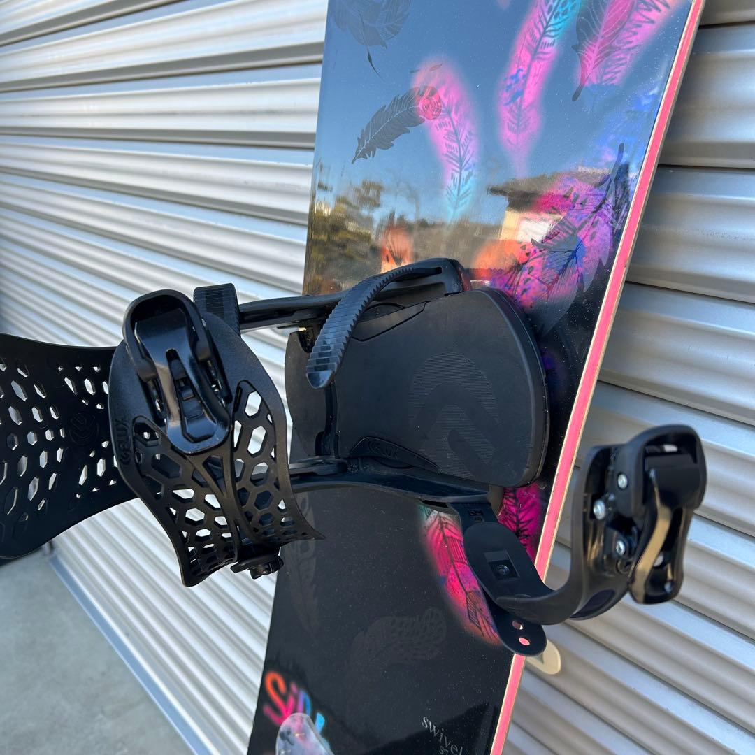 swivel silk 146 スノーボード flux pr ビンディングセット