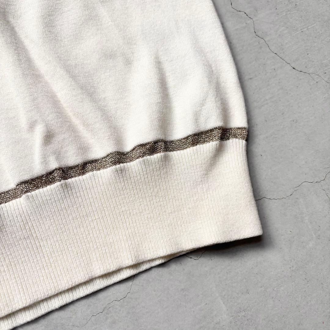 【23年】MASTER BUNNY EDITION ツイストネックラメ ニット