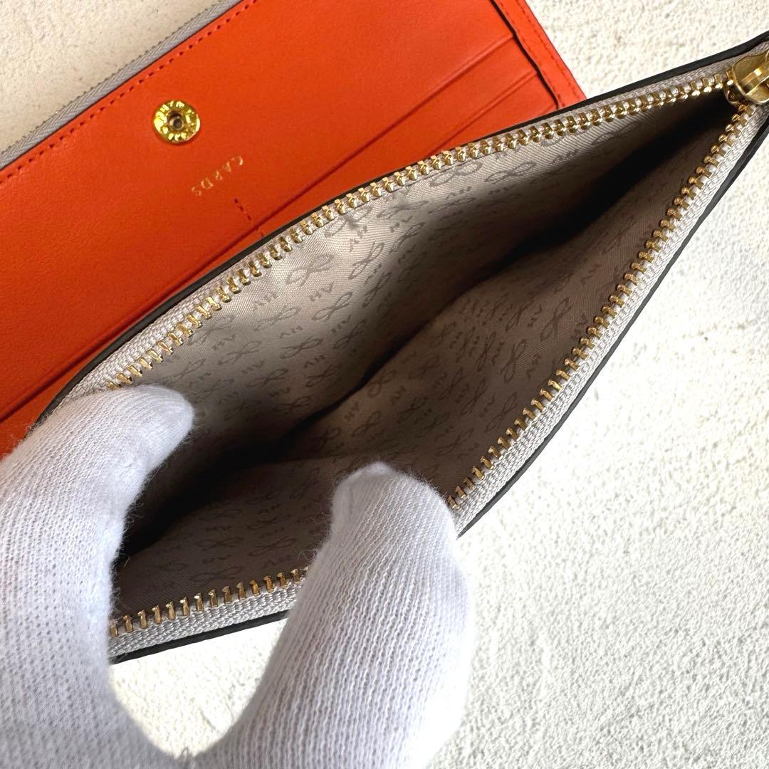 新品 アニヤハインドマーチ 別注 ジップロングウォレット アイズ