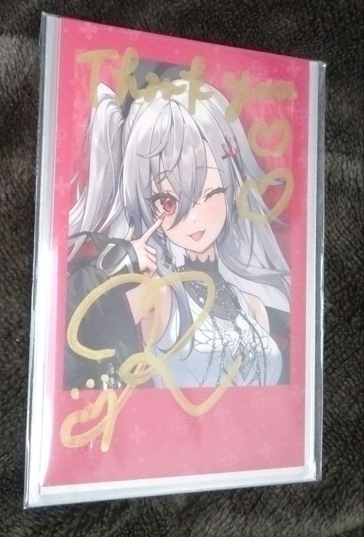 響咲リオナ 直筆サイン入り チェキ風カード 2025年誕生日 記念