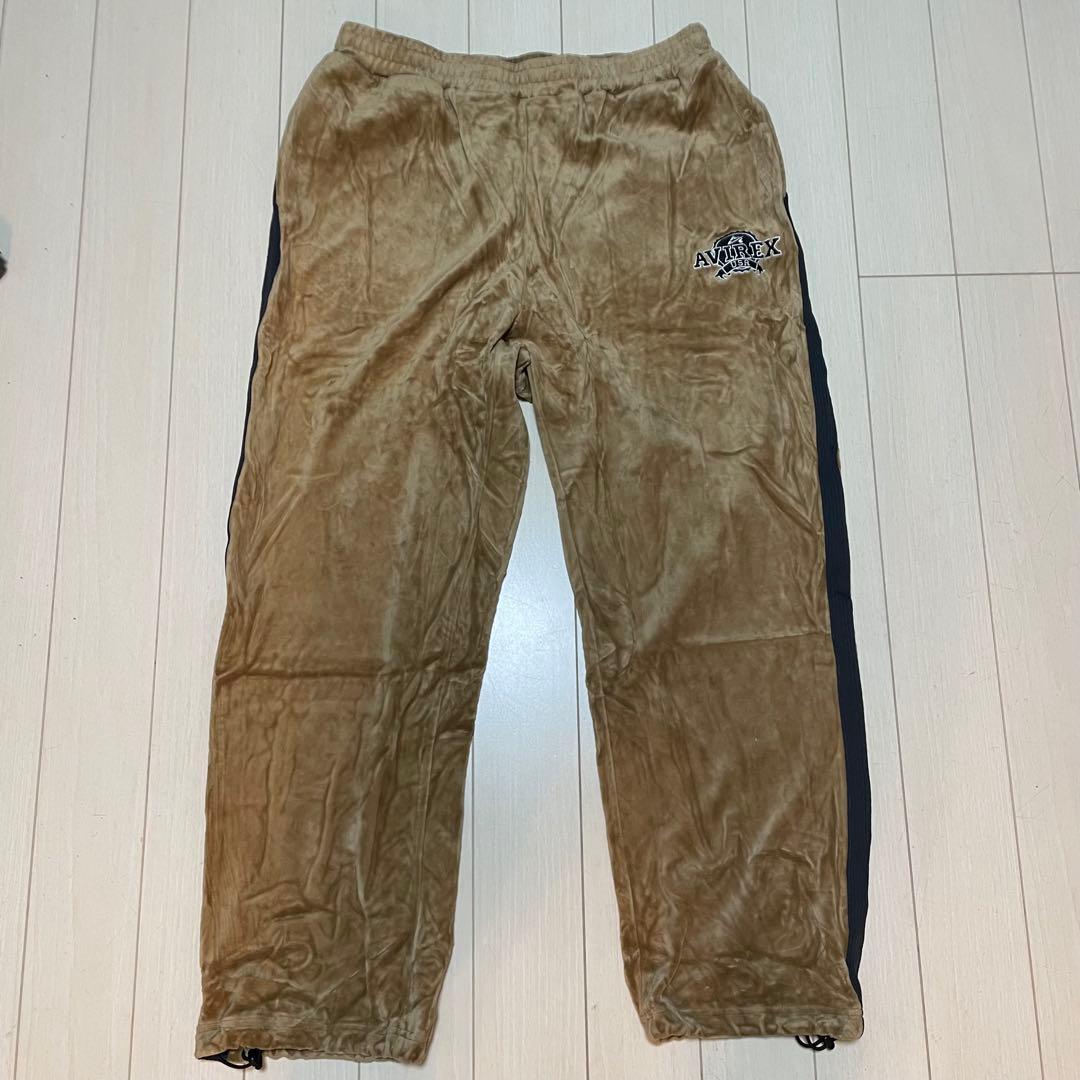 AVIREX TRACK JACKET セットアップ ベロア 2XL