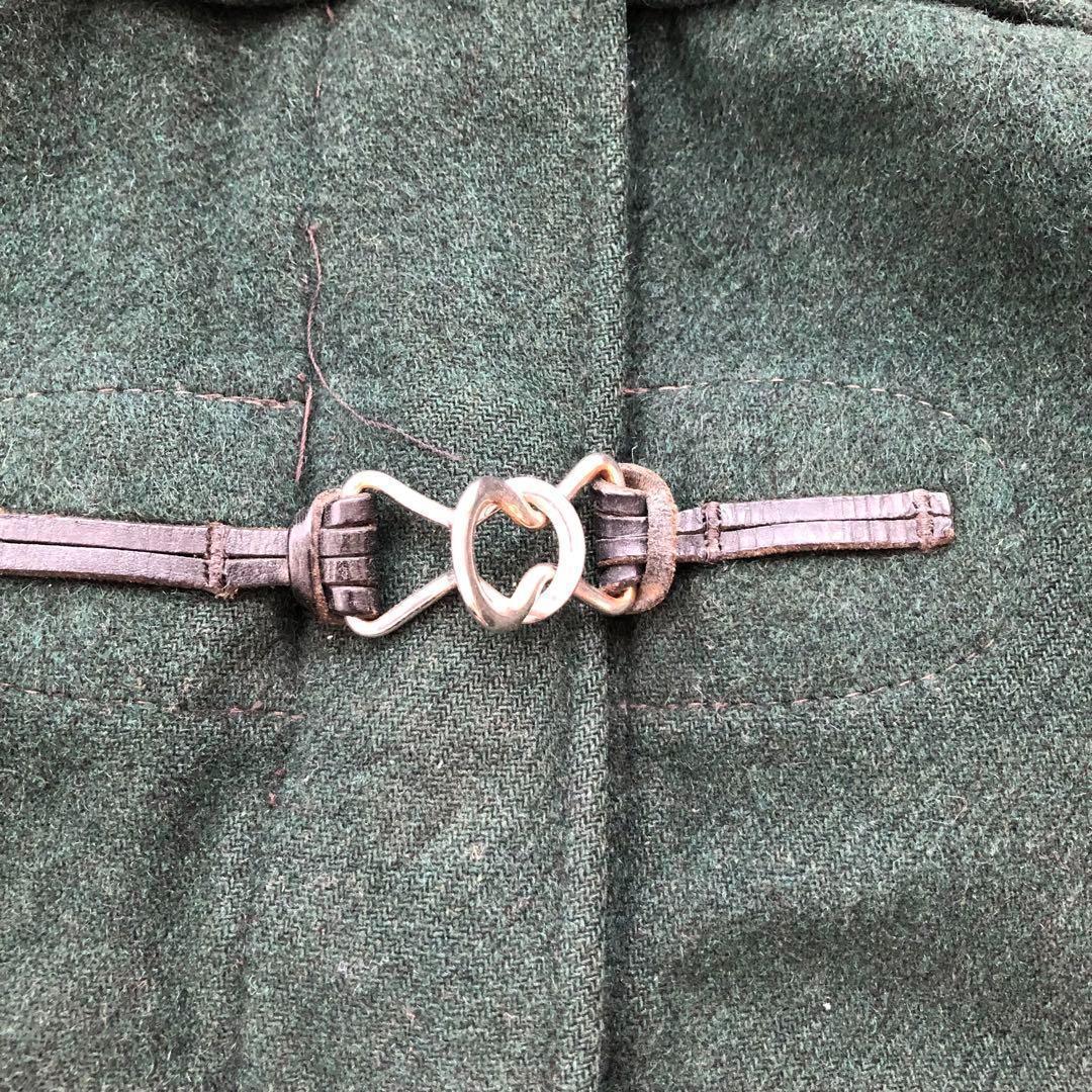 60年代英国旗タグGLOVERALLグローバーオールダッフルコートグリーン