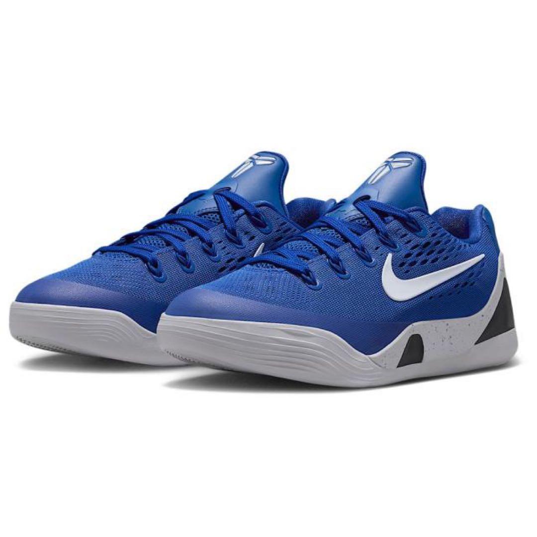 ナイキ コービー 9 24.5cm バスケ シューズ 靴 青 子供 キッズ