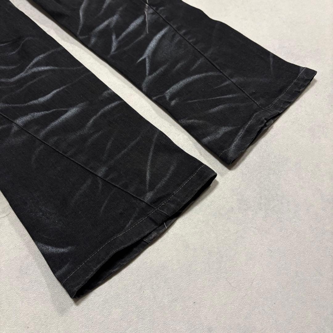 パンツ TORNADO MART Black Flare Denim Pants