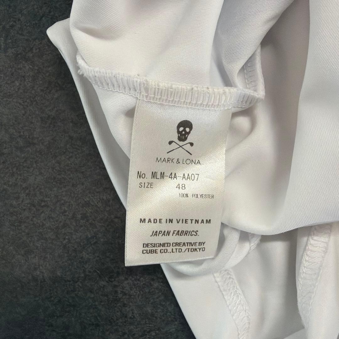MARK & LONA ゴルフシャツ ホワイト