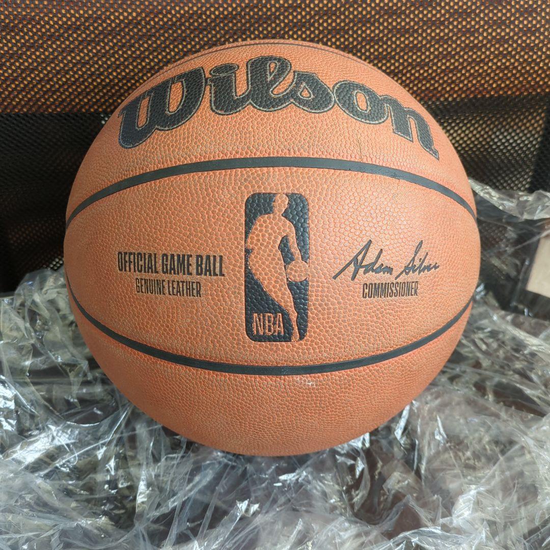 NBA 公式ゲームボール 7号 本革製　ウィルソン