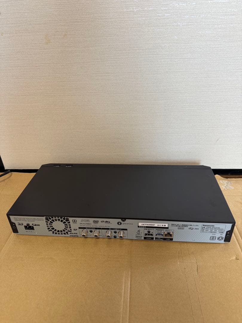 Panasonic DIGA DMR-BX2030 レコーダー